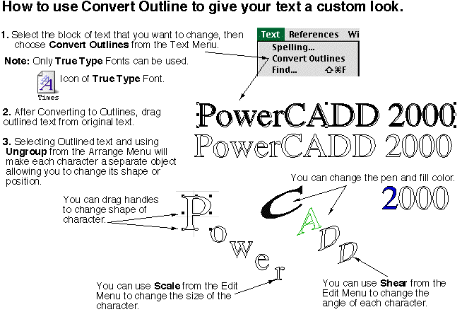 convert outlines