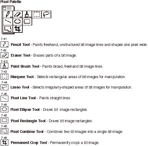 mechanical palette